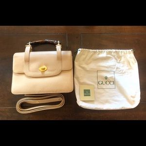Leather classic Gucci bag